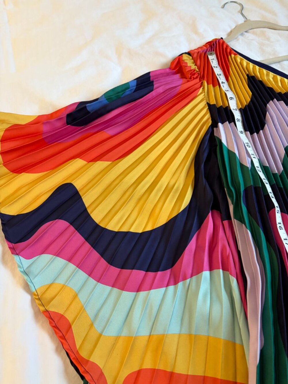 Anthropologie Hutch One-Shoulder Pleated Romper Retro 70s Style Small - Picture 6 of 8